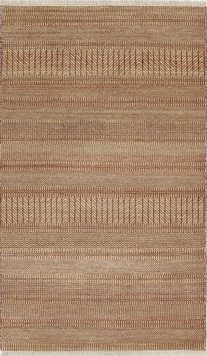 Hand Knotted Ziegler Wool Rug 3' 0" x 5' 1" - No. AT25424
