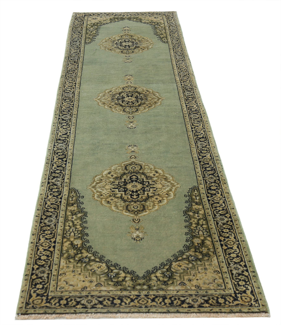 Hand Knotted Ziegler Wool Rug 2' 7" x 11' 9" - No. AT94127