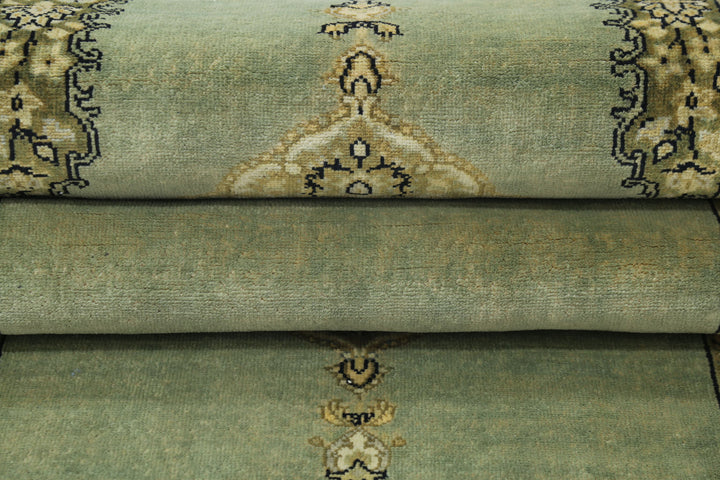 Hand Knotted Ziegler Wool Rug 2' 7" x 11' 9" - No. AT94127