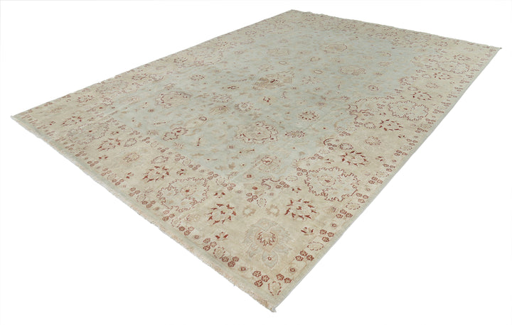 Hand Knotted Ziegler Wool Rug 8' 9" x 12' 0" - No. AT25100