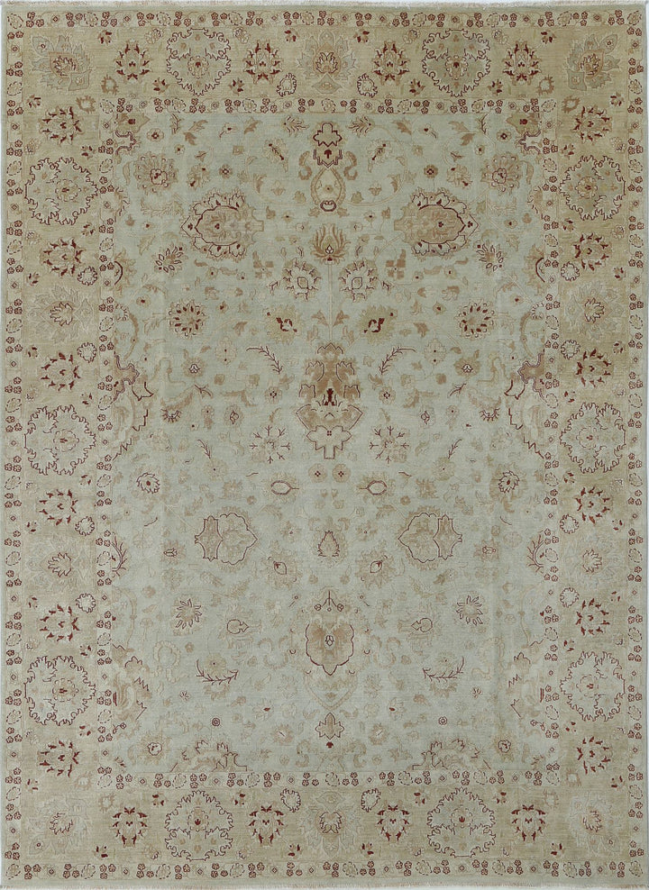 Hand Knotted Ziegler Wool Rug 8' 9" x 12' 0" - No. AT25100