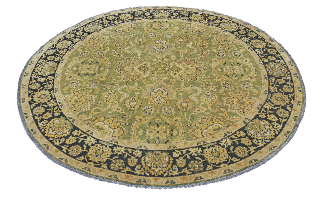 Hand Knotted Ziegler Wool Rug 5' 9" x 5' 10" - No. AT89086