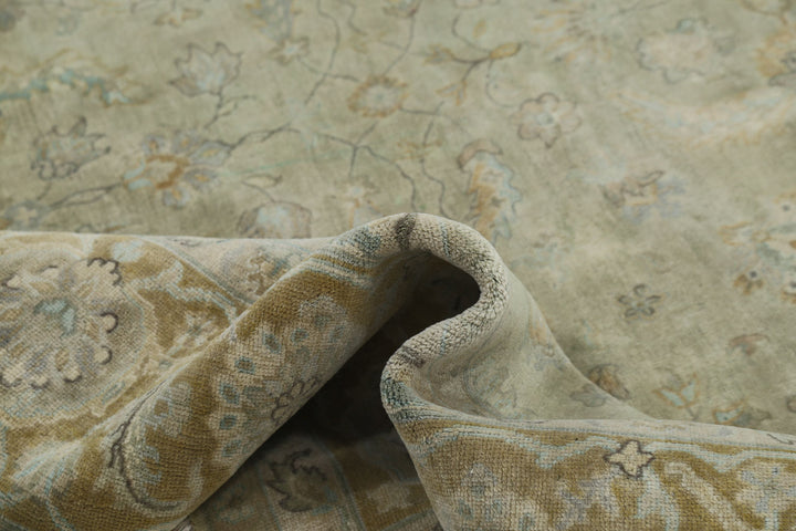 Afghan Ziegler Rug 8' 10" x 11' 6" Hand-Knotted | No. AT37038