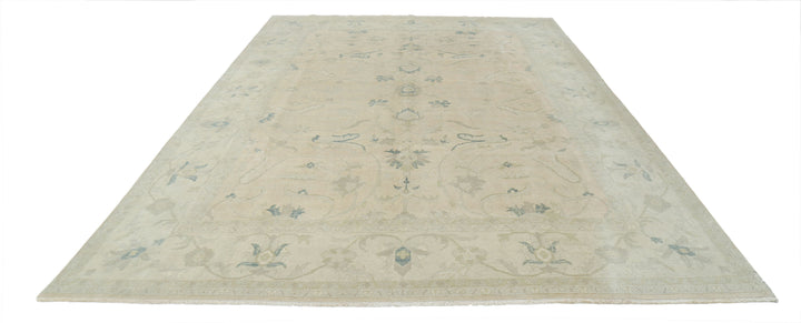 Afghan Ziegler Rug 8' 11" x 12' 6" Hand-Knotted | No. AT52200