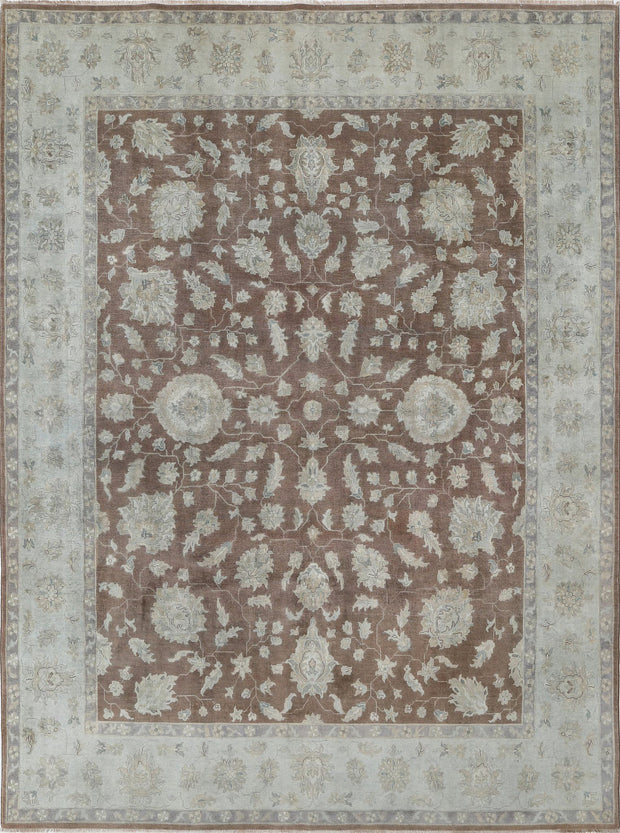 Hand Knotted Ziegler Wool Rug 8' 10" x 11' 9" - No. AT20203