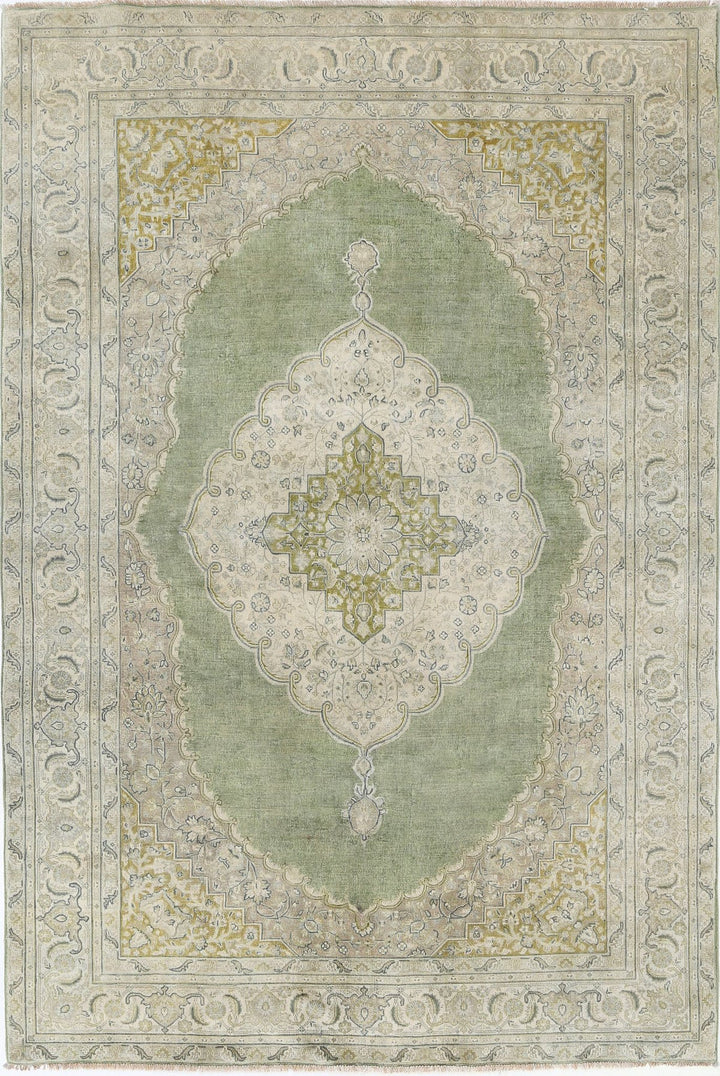 Afghan Ziegler Rug 5' 11" x 8' 9" Hand-Knotted