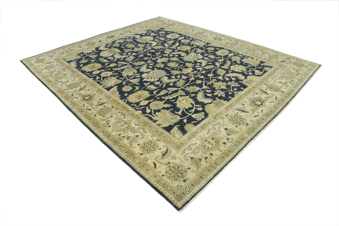 Afghan Ziegler Rug 8' 4" x 9' 5" Hand-Knotted | No. AT51321