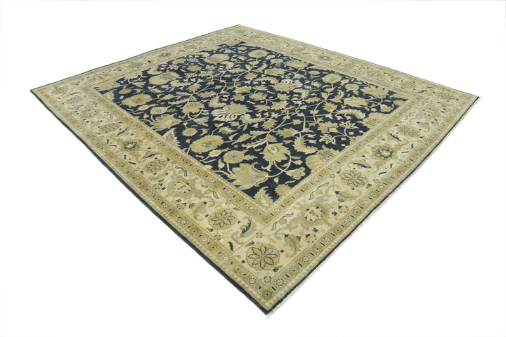 Afghan Ziegler Rug 8' 4" x 9' 5" Hand-Knotted | No. AT51321