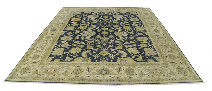 Afghan Ziegler Rug 8' 4" x 9' 5" Hand-Knotted | No. AT51321
