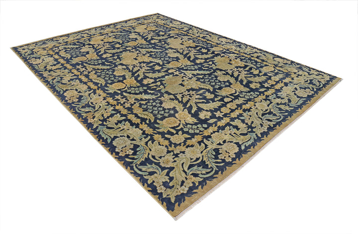 Afghan Ziegler Rug 7' 11" x 10' 1" Hand-Knotted | No. AT70138