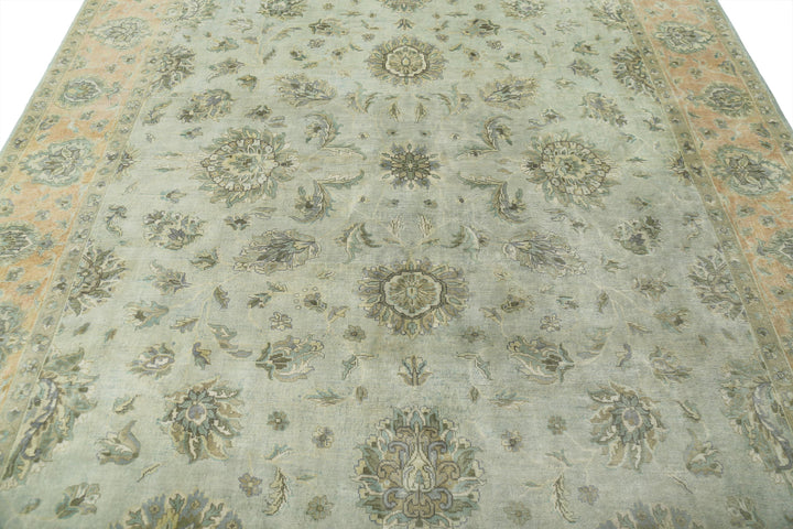 Afghan Ziegler Rug 8' 2" x 9' 11" Hand-Knotted | No. AT44322