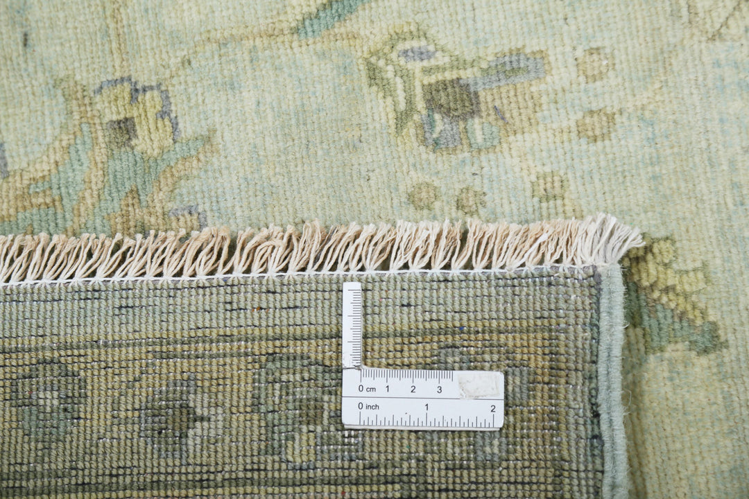 Afghan Ziegler Rug 8' 2" x 9' 11" Hand-Knotted | No. AT44322