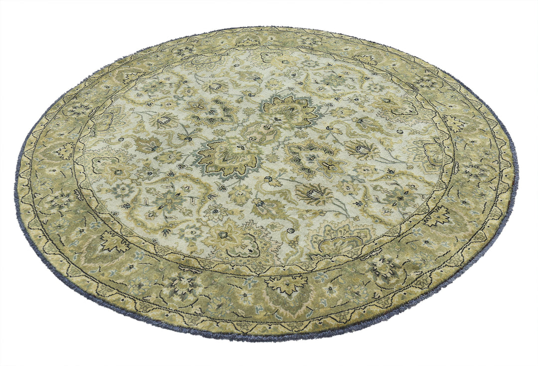 Afghan Ziegler Rug 5' 9" x 5' 9" Hand-Knotted | No. AT87334