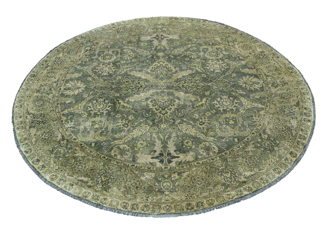 Hand Knotted Ziegler Wool Rug 5' 8" x 5' 9" - No. AT90748