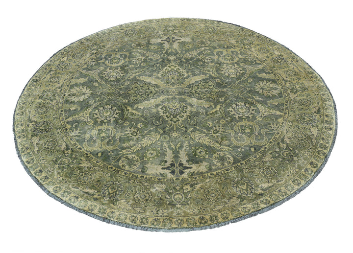 Hand Knotted Ziegler Wool Rug 5' 8" x 5' 9" - No. AT90748