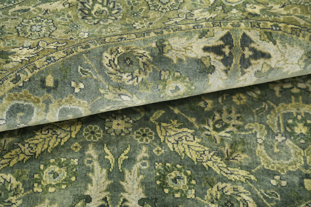 Hand Knotted Ziegler Wool Rug 5' 8" x 5' 9" - No. AT90748