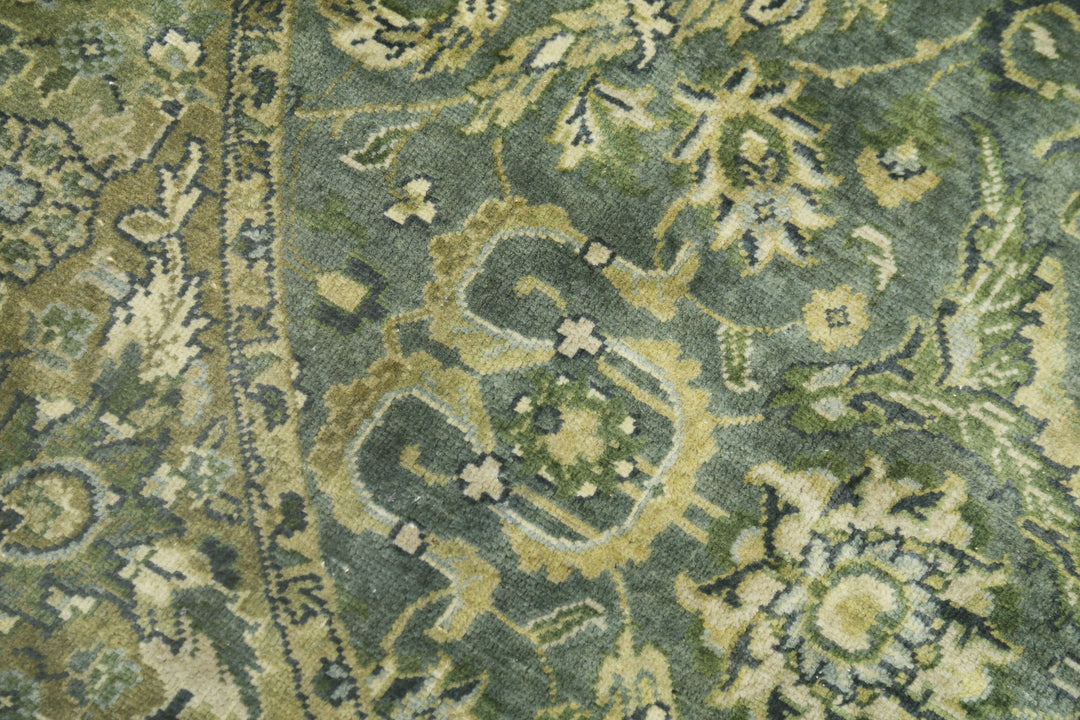 Hand Knotted Ziegler Wool Rug 5' 8" x 5' 9" - No. AT90748