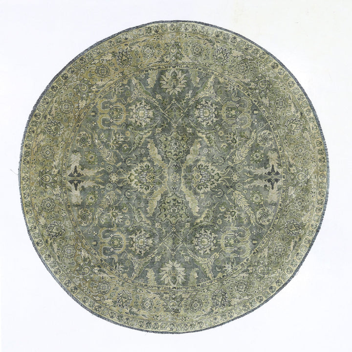 Hand Knotted Ziegler Wool Rug 5' 8" x 5' 9" - No. AT90748