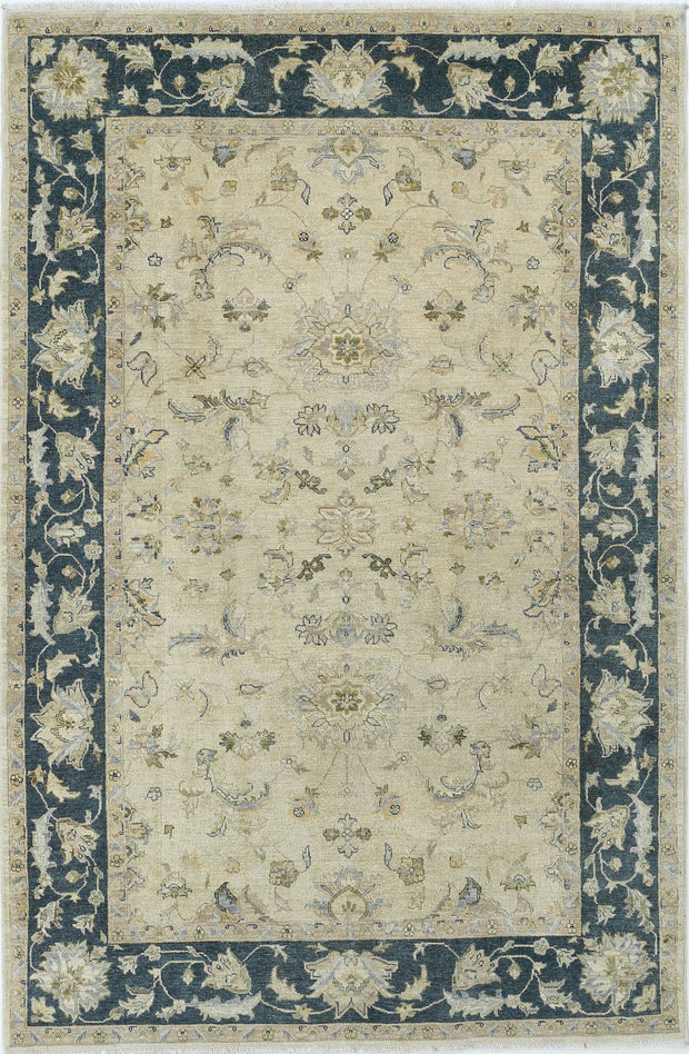 Hand Knotted Ziegler Wool Rug 5' 6" x 8' 4" - No. AT79347