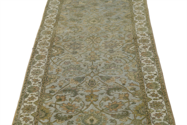 Afghan Ziegler Rug 2' 8" x 11' 8" Hand-Knotted | No. AT23332