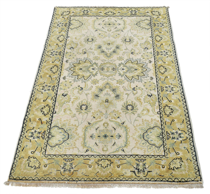 Hand Knotted Ziegler Wool Rug 2' 10" x 4' 10" - No. AT27463