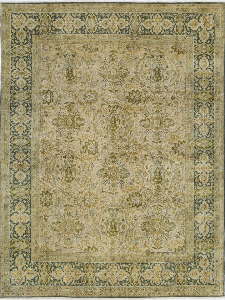 Afghan Ziegler Rug 7' 8" x 10' 1" Hand-Knotted