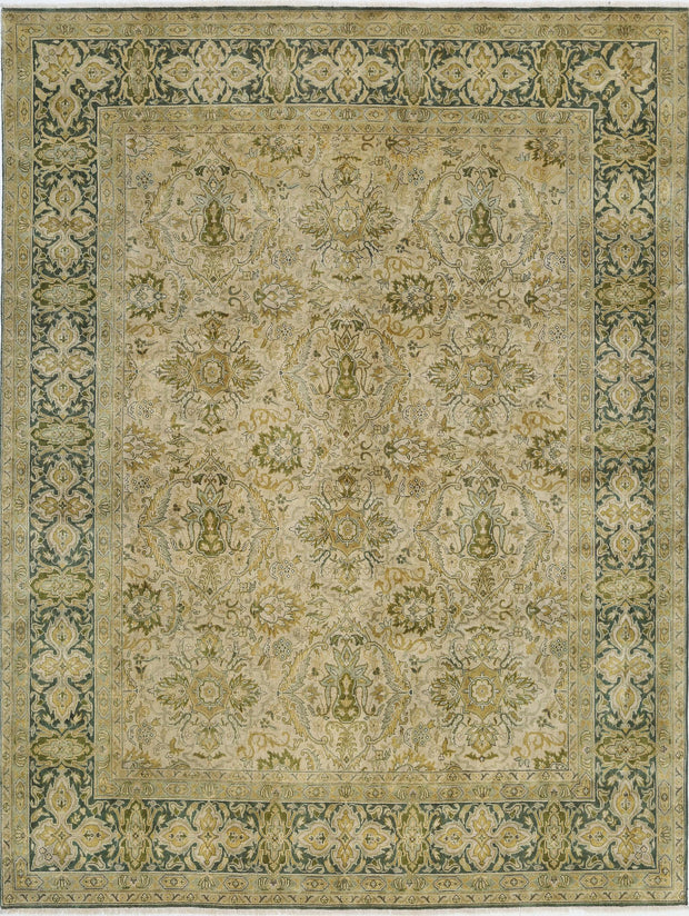 Hand Knotted Ziegler Wool Rug 7' 8" x 10' 1" - No. AT54859