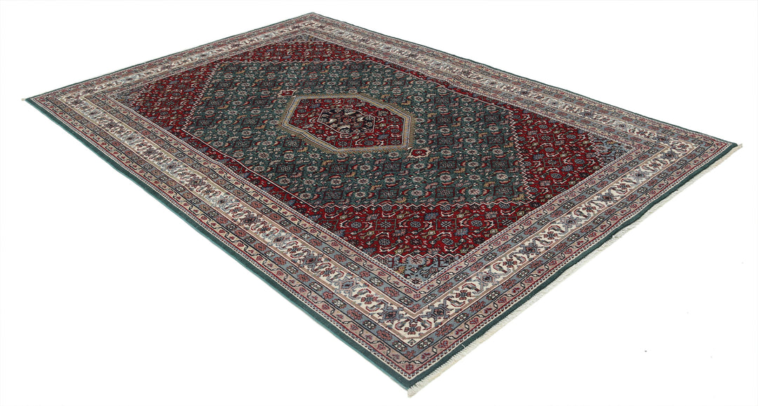 Afghan Ziegler Rug 5'9" x 8'6" Hand-Knotted | No. AT64606