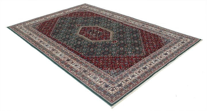 Afghan Ziegler Rug 5'9" x 8'6" Hand-Knotted | No. AT64606