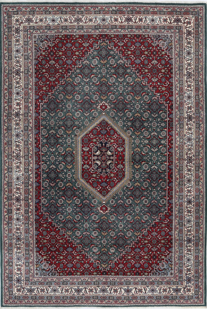 Afghan Ziegler Rug 5'9" x 8'6" Hand-Knotted