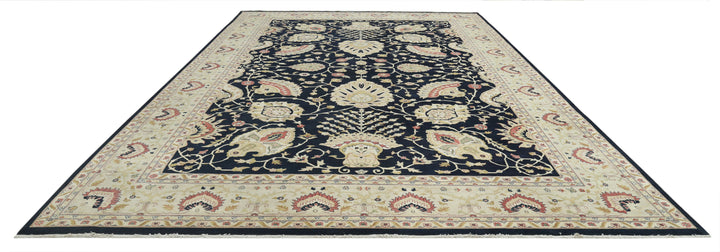 Afghan Ziegler Rug 11' 9" x 17' 8" Hand-Knotted | No. AT84180