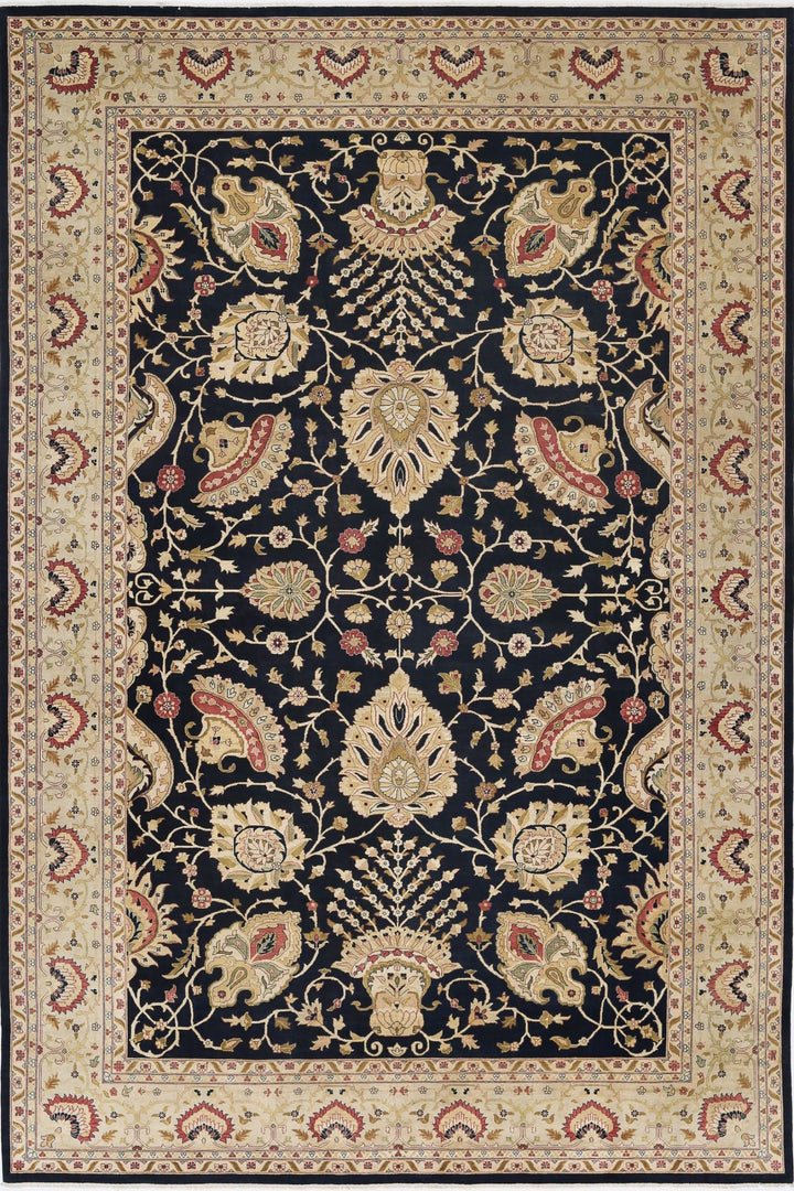 Afghan Ziegler Rug 11' 9" x 17' 8" Hand-Knotted