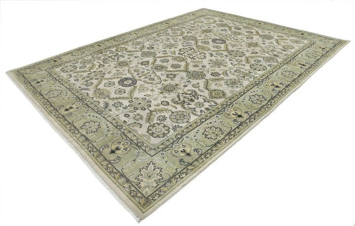 Afghan Ziegler Rug 8' 7" x 12' 0" Hand-Knotted | No. AT72842