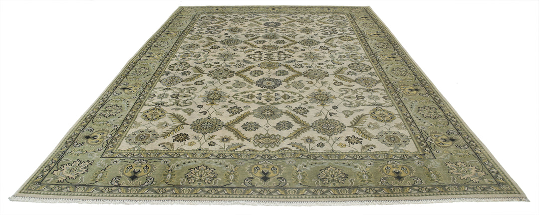 Afghan Ziegler Rug 8' 7" x 12' 0" Hand-Knotted | No. AT72842