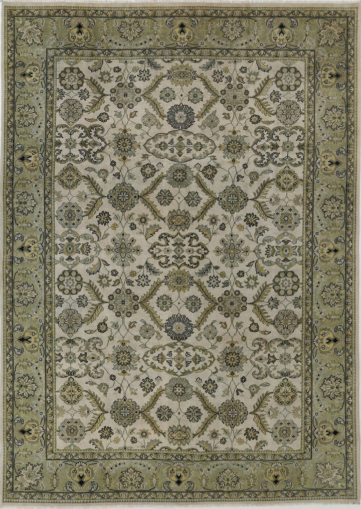Afghan Ziegler Rug 8' 7" x 12' 0" Hand-Knotted