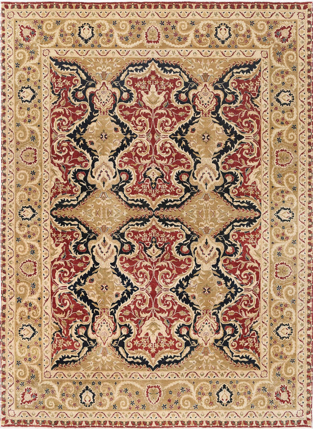 Hand Knotted Ziegler Wool Rug 9' 0" x 12' 2" - No. AT20987