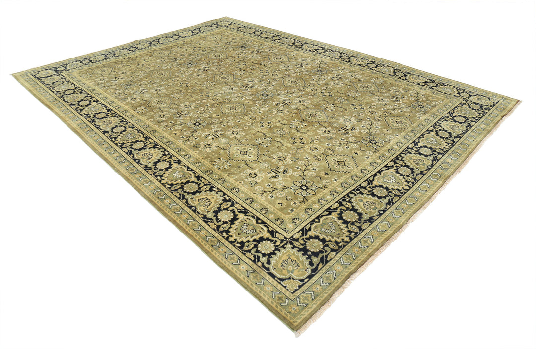 Afghan Ziegler Rug 8' 8" x 11' 7" Hand-Knotted | No. AT72469