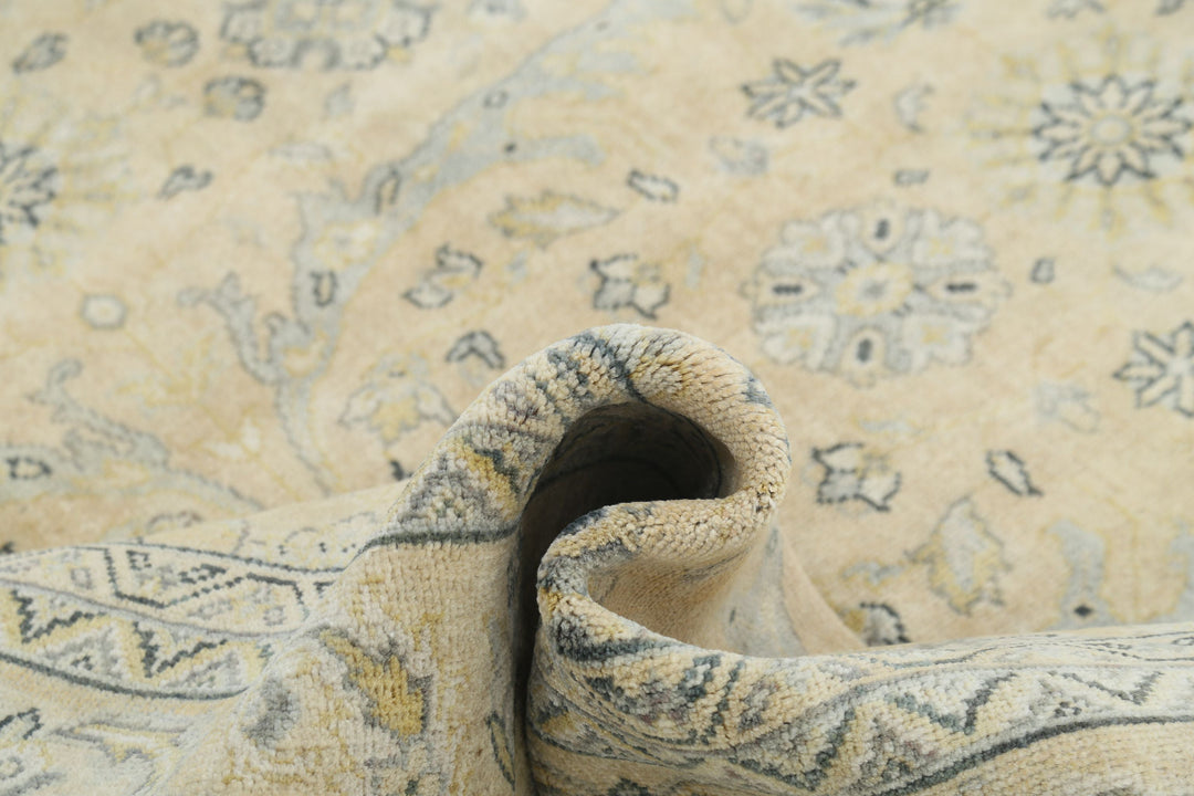 Hand Knotted Ziegler Wool Rug 8' 0" x 9' 8" - No. AT53663