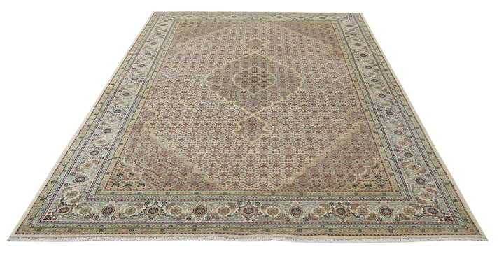 Ivory Afghan Ziegler Rug 6' 5" x 9' 9" Hand-Knotted view