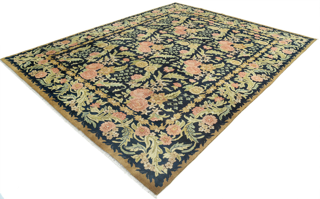 Hand Knotted Ziegler Wool Rug 7' 10" x 9' 11" - No. AT75722