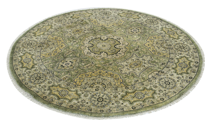 Afghan Ziegler Rug 5' 11" x 6' 3" Hand-Knotted | No. AT87686