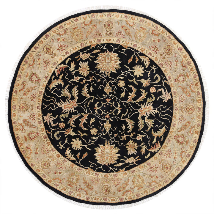 Hand Knotted Ziegler Wool Rug 5' 10" x 5' 11" - No. AT93531