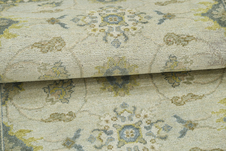 Beige Afghan Ziegler Rug 2' 10" x 4' 9" Hand-Knotted | No. AT99008