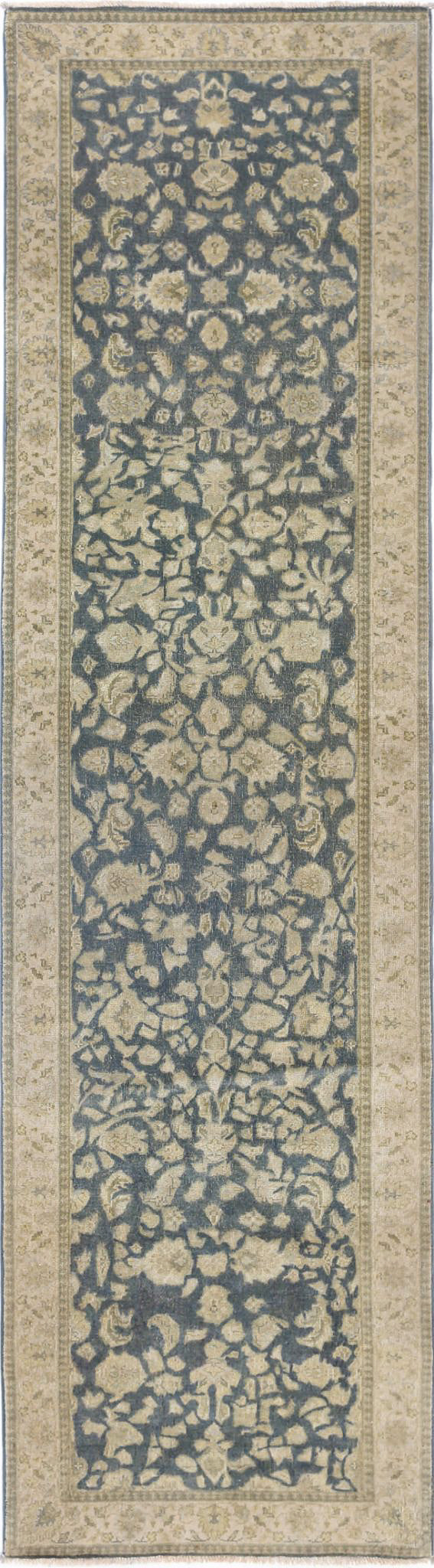 Afghan Ziegler Rug 2' 7" x 9' 7" Hand-Knotted
