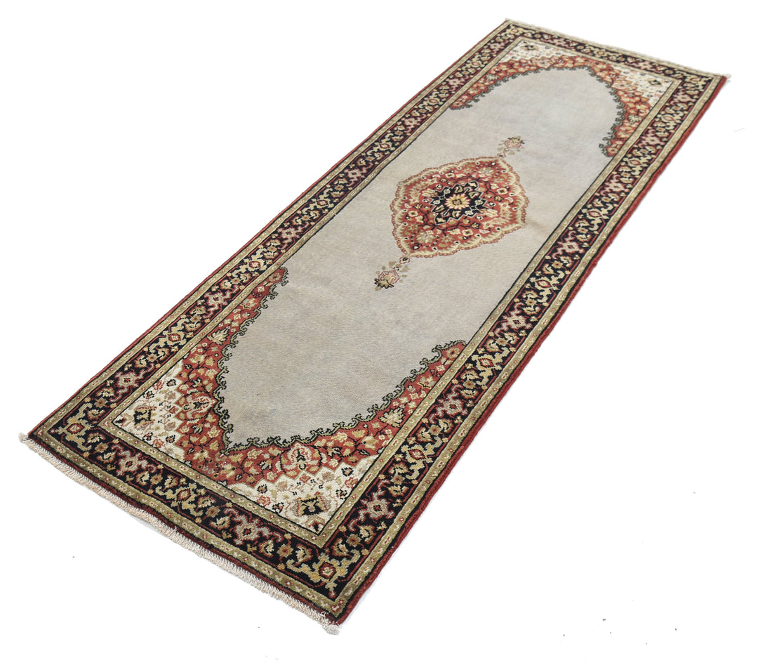 Afghan Ziegler Rug 2' 3" x 6' 7" Hand-Knotted | No. AT75676