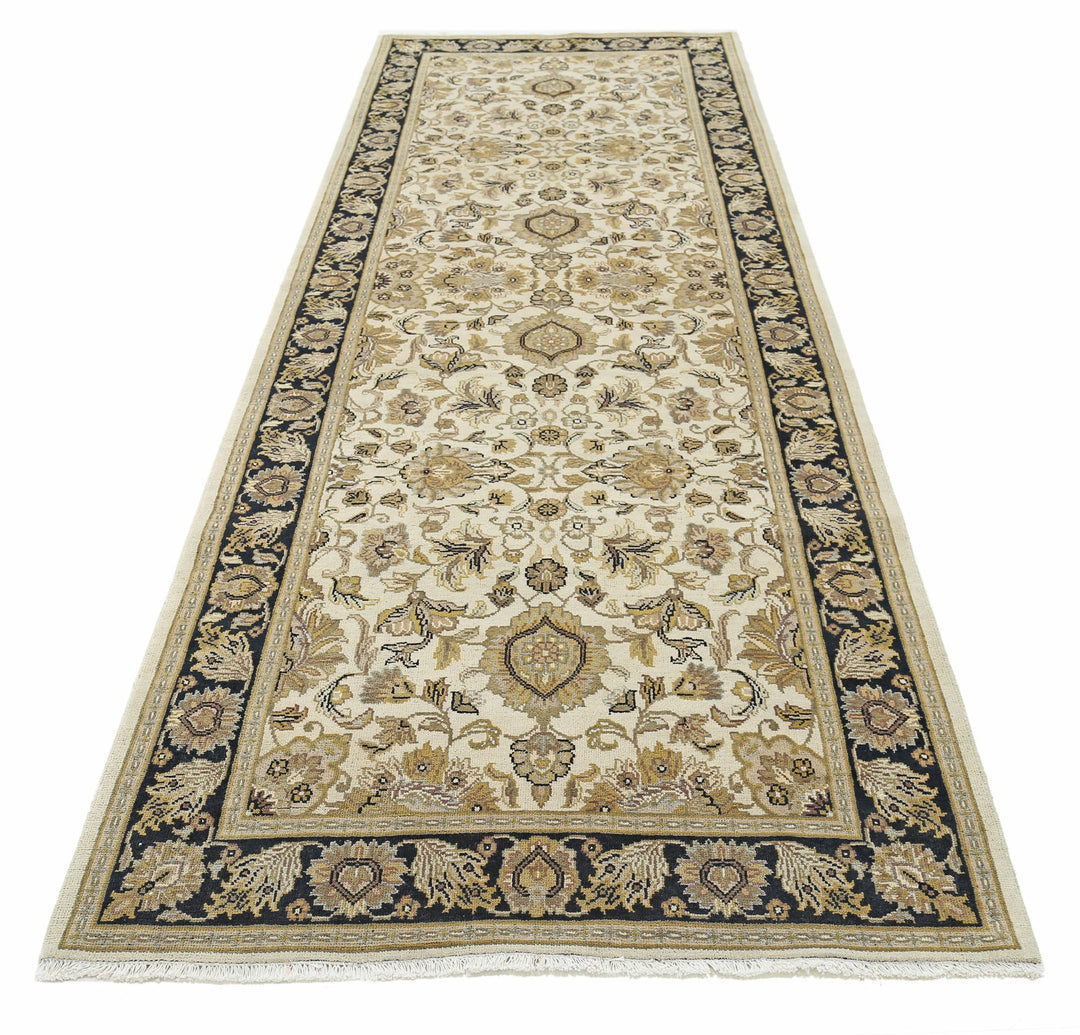 Afghan Ziegler Rug 4' 0" x 11' 6" Hand-Knotted | No. AT53804