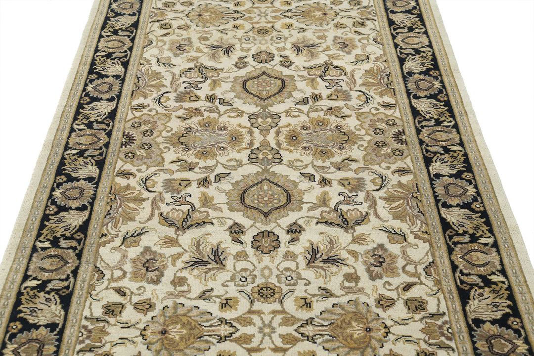 Afghan Ziegler Rug 4' 0" x 11' 6" Hand-Knotted | No. AT53804
