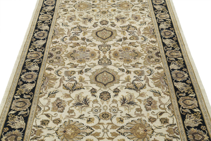 Afghan Ziegler Rug 4' 0" x 11' 6" Hand-Knotted | No. AT53804