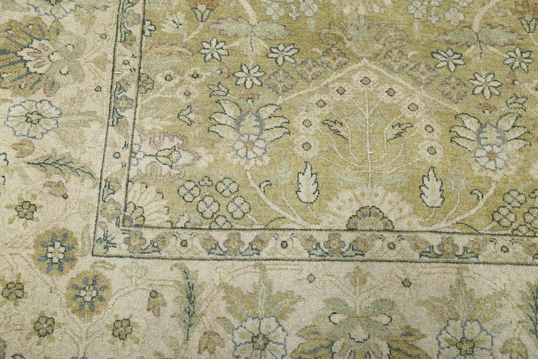 Afghan Ziegler Rug 7' 9" x 9' 9" Hand-Knotted | No. AT16714