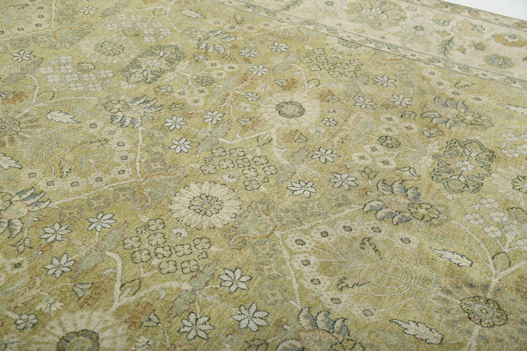 Afghan Ziegler Rug 7' 9" x 9' 9" Hand-Knotted | No. AT16714